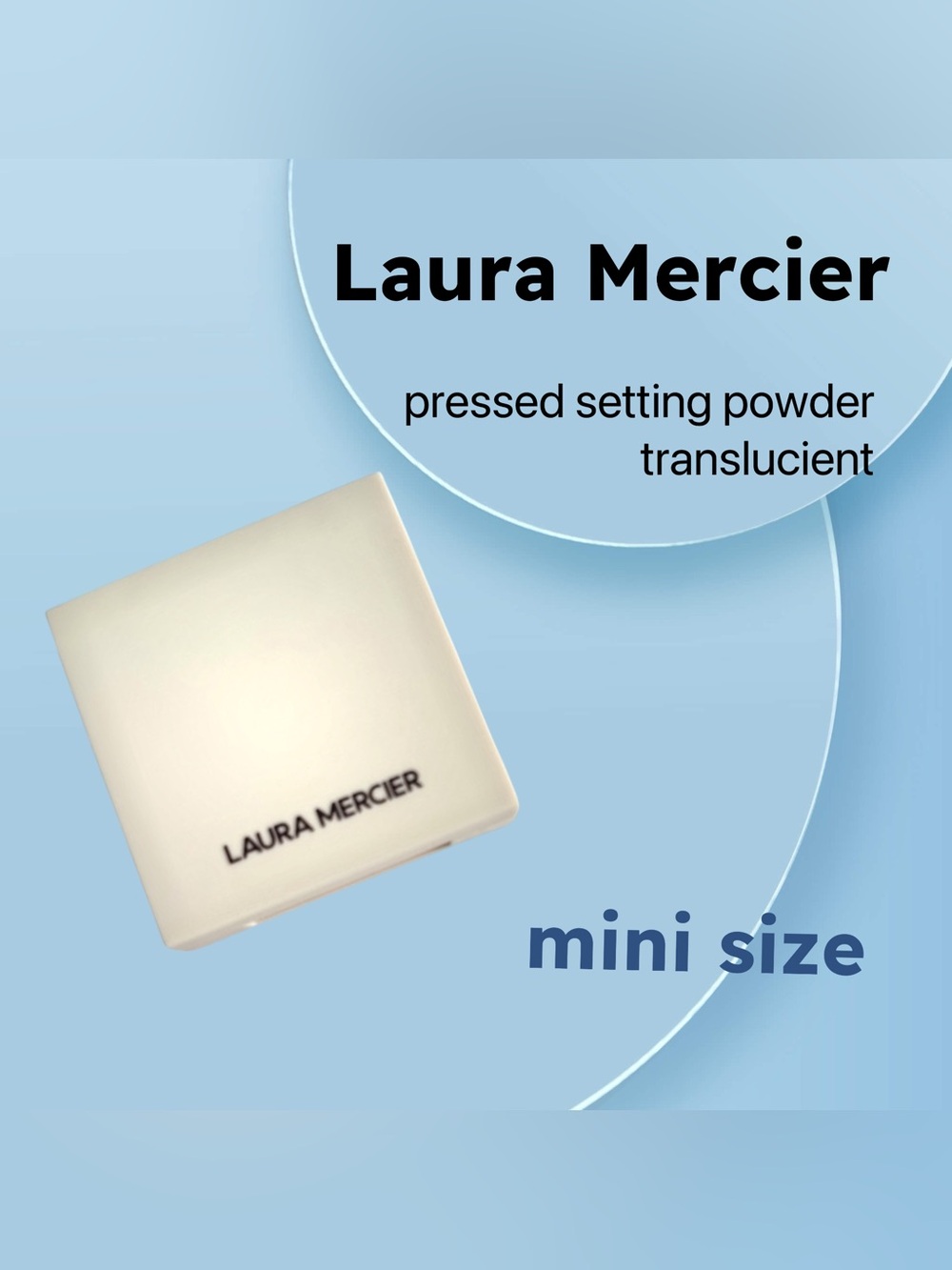 🇺🇸🆕NWOB LAURA MERCIER | MINI | Essential Translucent Pressed Setting Powder